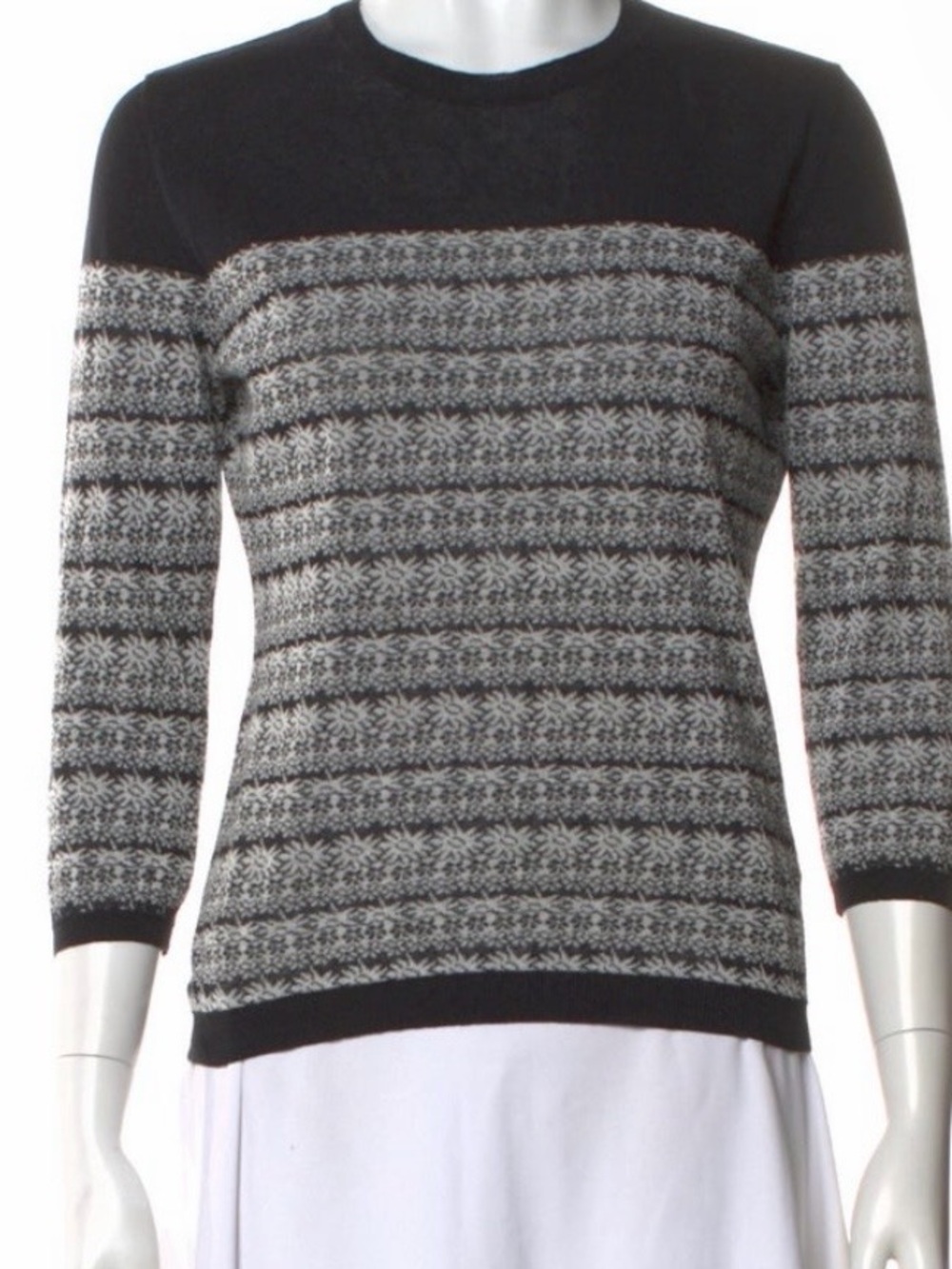 Red Valentino Crew & Scoop Necks Black White